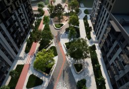 В Ірпені з’явиться ще один громадський простір: у ЖК «BURGUNDIA 3» будують променад з фонтанами